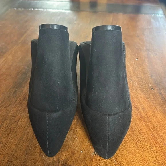 Fiona black fabric suede effect block heel shoes Size 7 - Picture 5 of 7